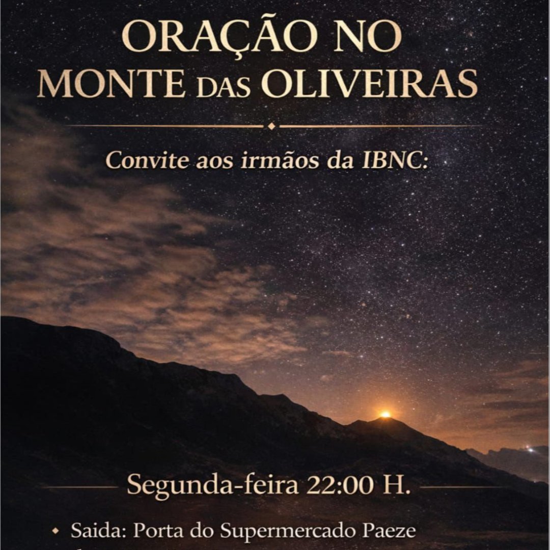 Retorno das Orações do Monte!